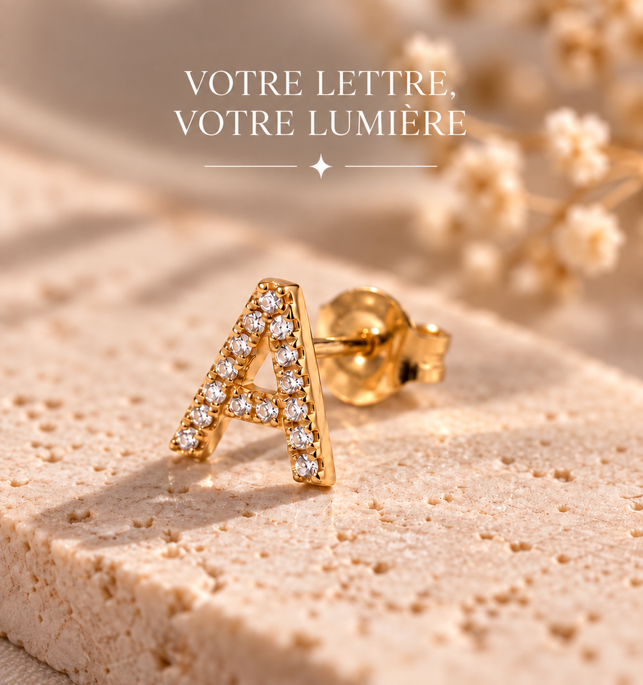 Boucles d’Oreilles Initiale