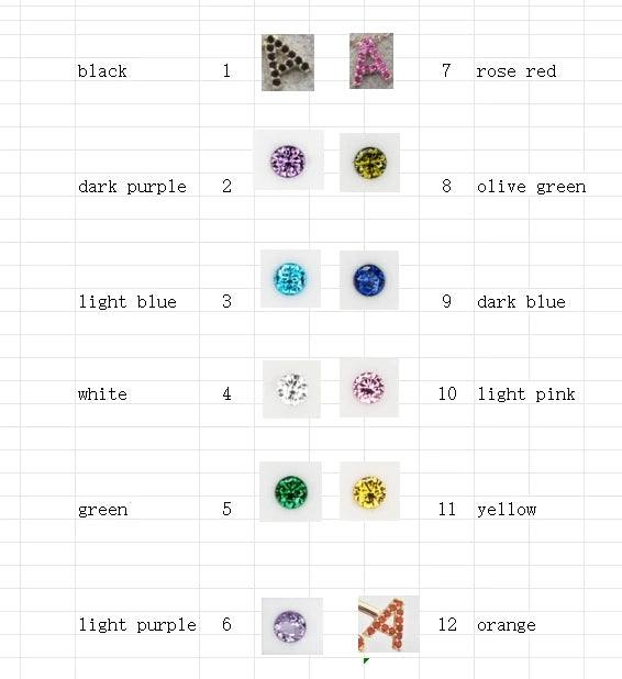 Collier Prénom Personnalisé — Lettres en Cristal